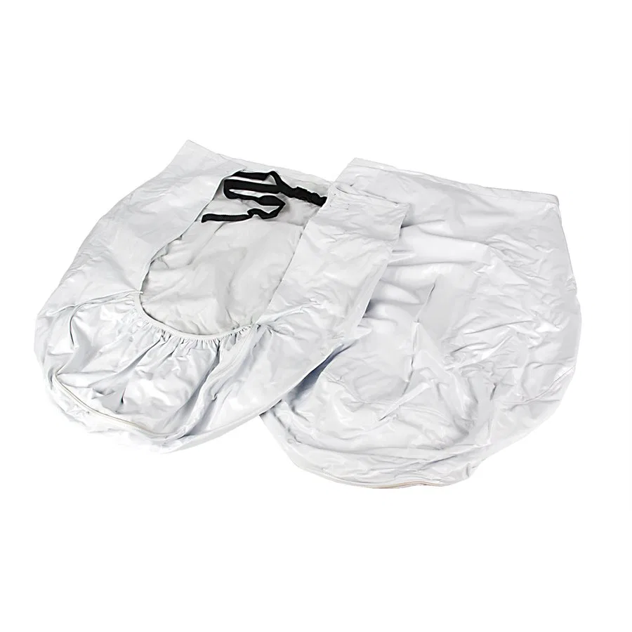 45323 – CAMCO Tire Cover, Single Tire Cover For 30-32 Inch Tires Slip On Arctic White Vinyl Set of 2